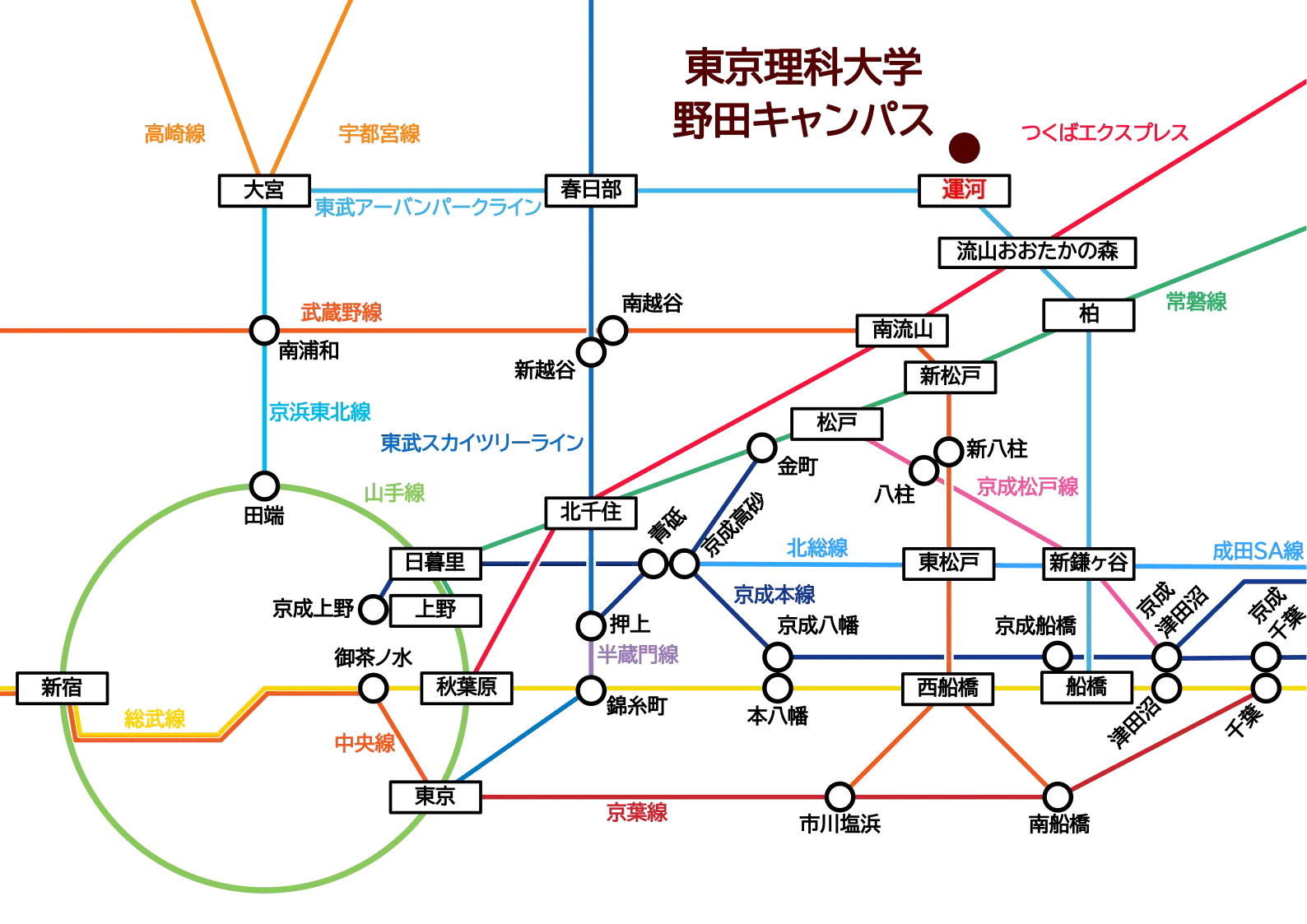 会場の地図